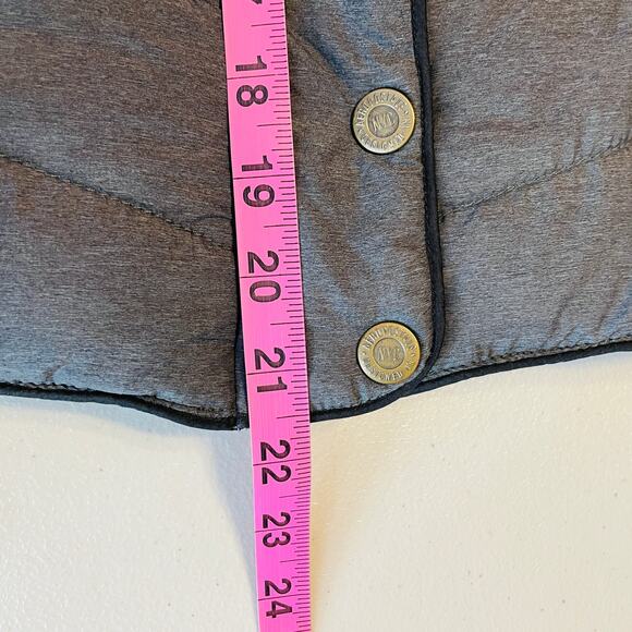 Aeropostale Gray Quilted Puff Sleeveless Hooded Outdoor Winter Vest XS - Picture 12 of 12